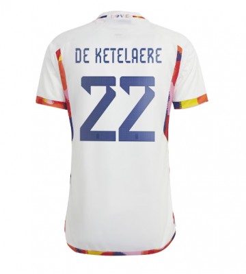 Belgia Charles De Ketelaere #22 Bortedrakt VM 2022 Kortermet